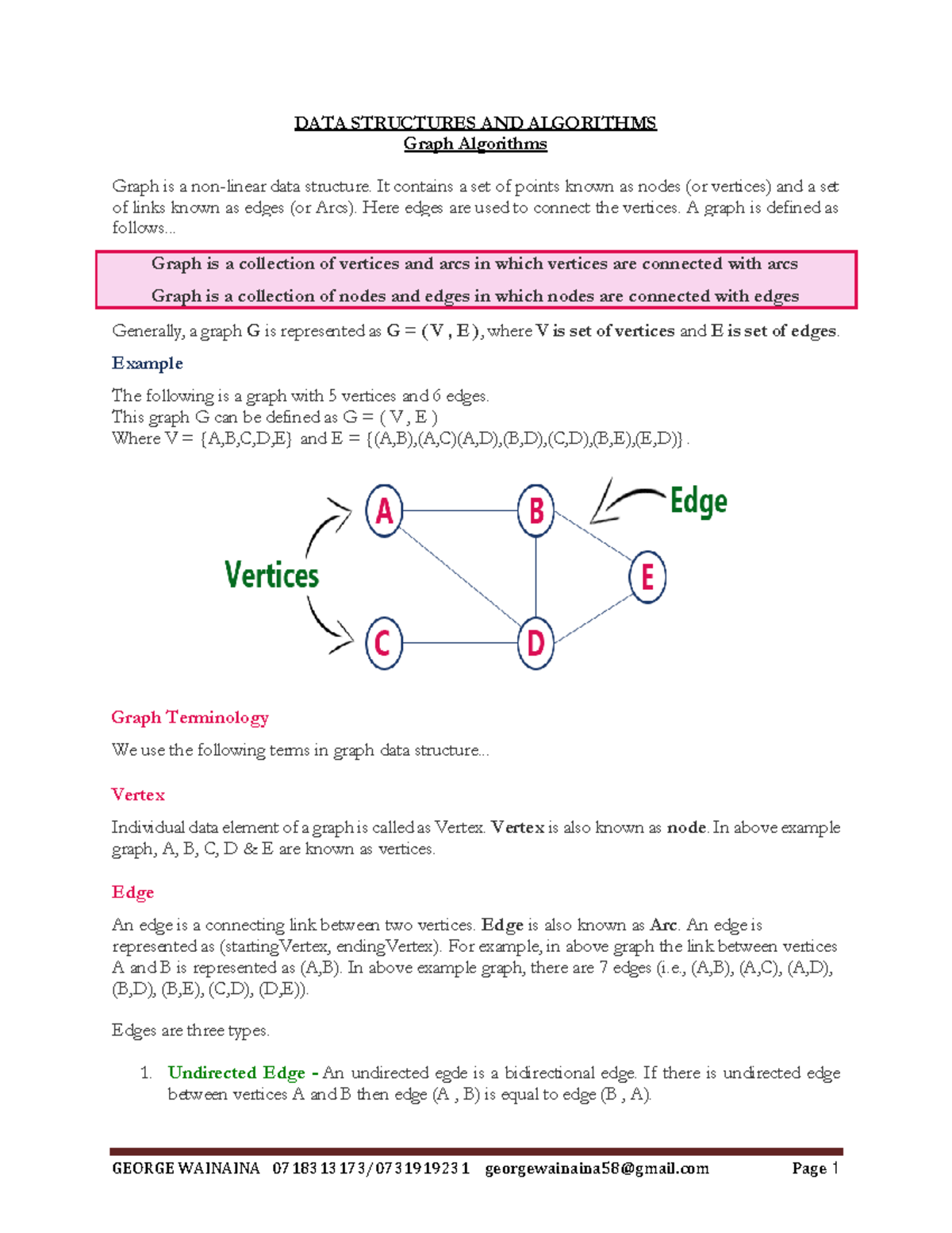 Graph Algorithms: An In-Depth Study of Concepts and Implementations ...