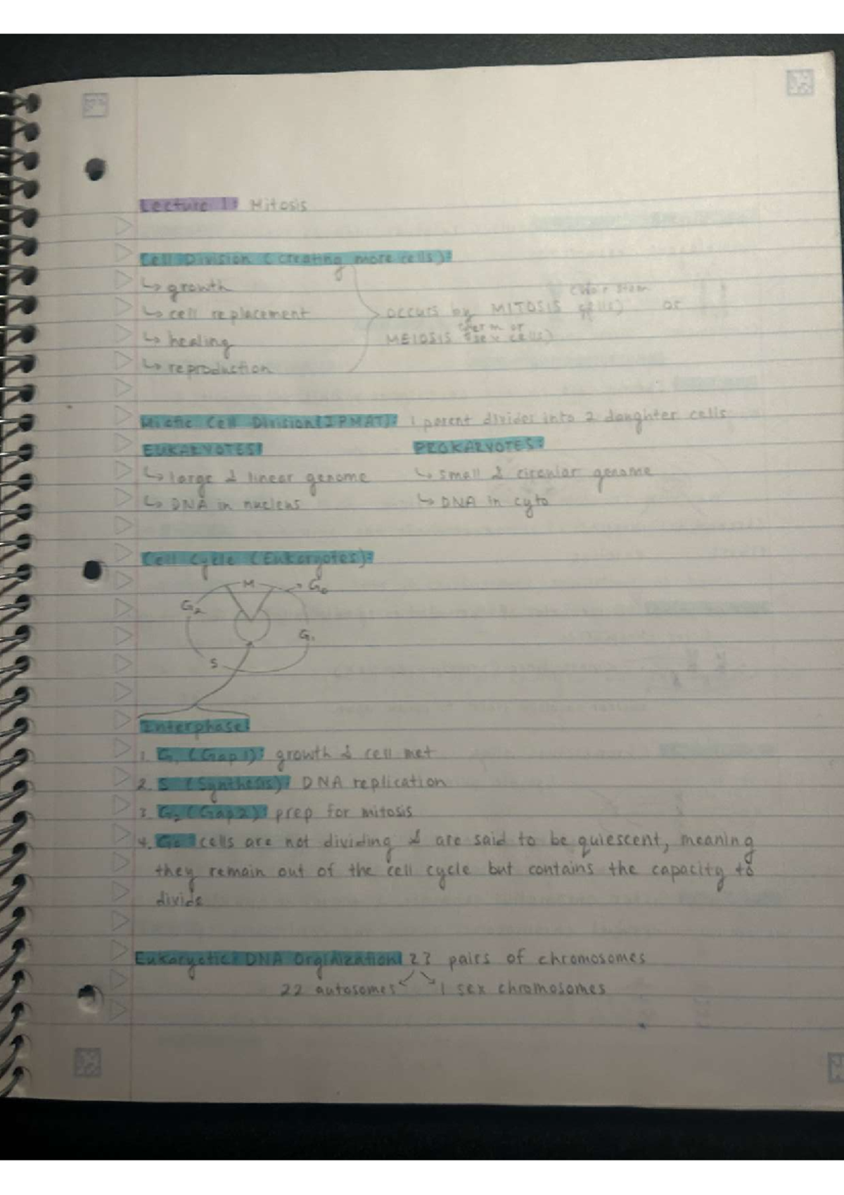 BIO 1090 Lecture Notes 1-3 - 1090 - Studocu