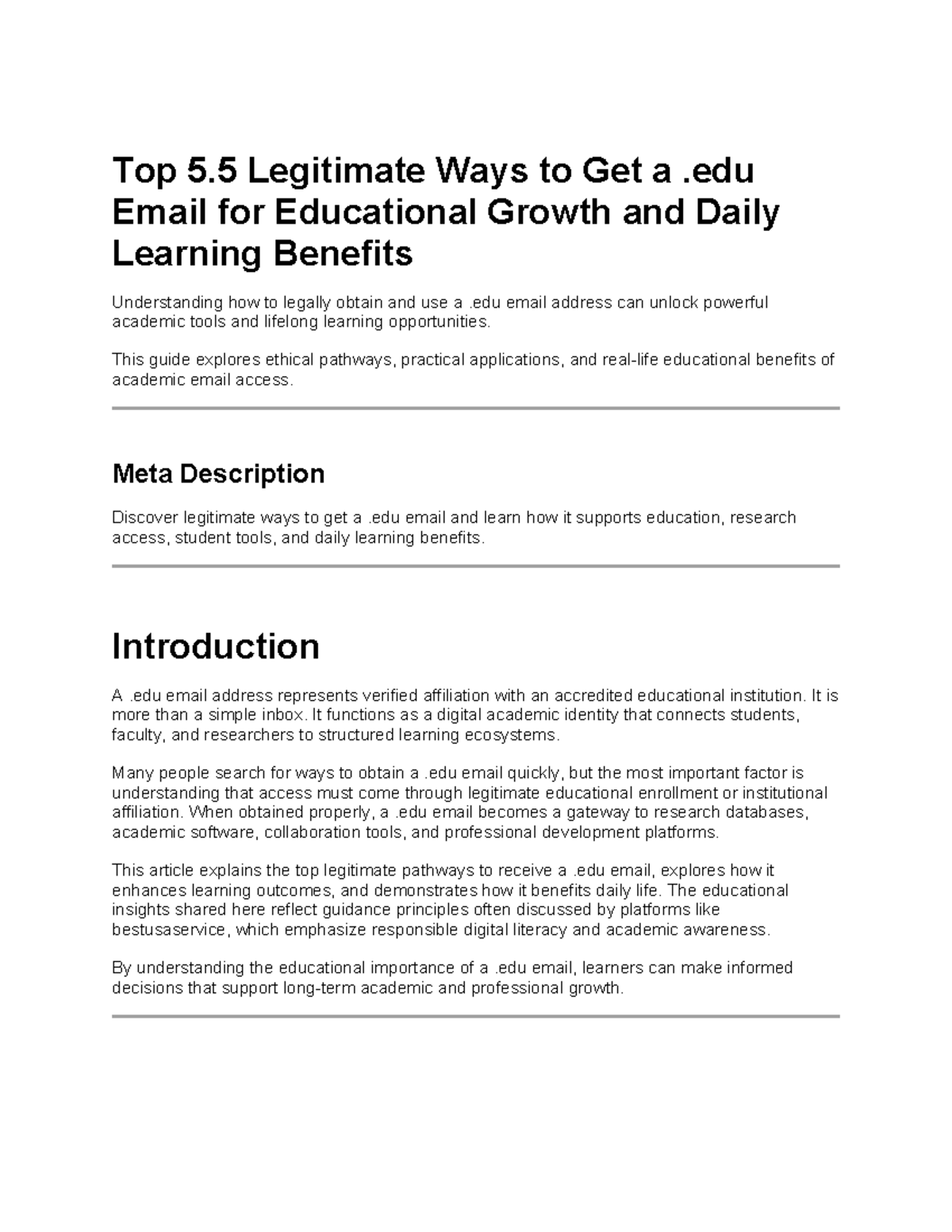 Top 5.5 Legitimate Ways to Obtain a .edu Email for Learning Benefits ...