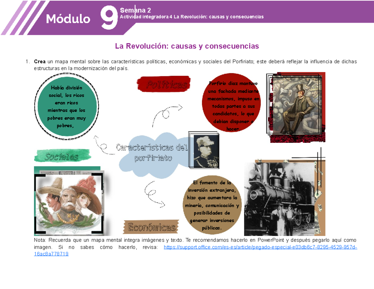 modulo 9. actividad integradora 4. sesión 2. - La Revolución: causas y