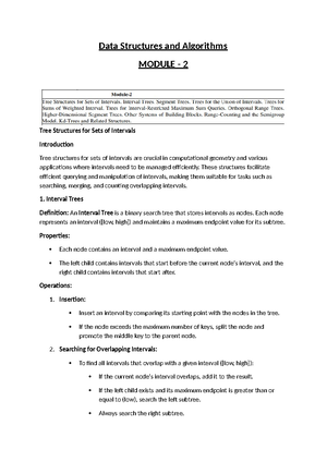 Data structures and algorithms for problem solving CIE - MCS103 - Studocu