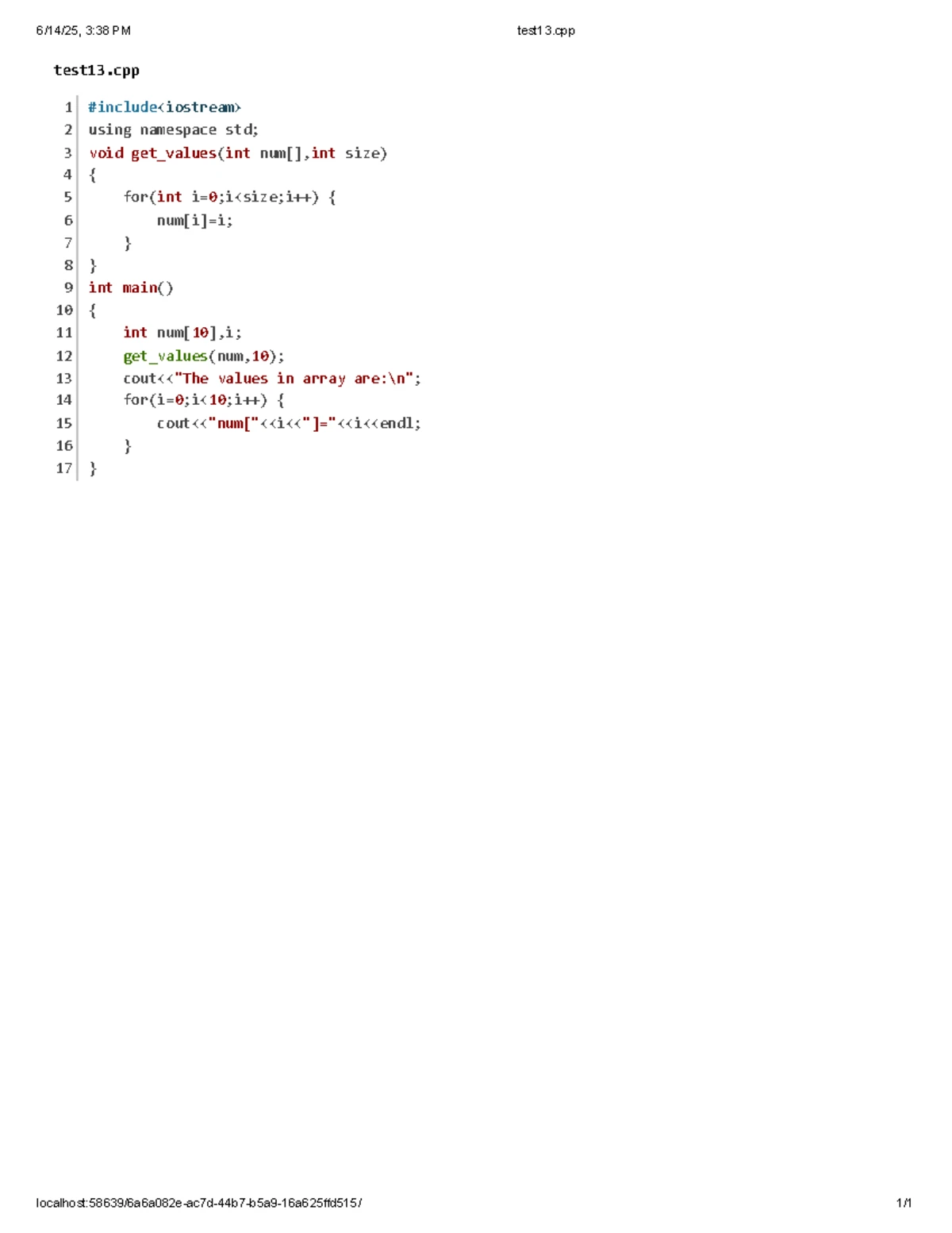 Test19 - I have edit the C++ programs into correct format. - test19 1 # ...