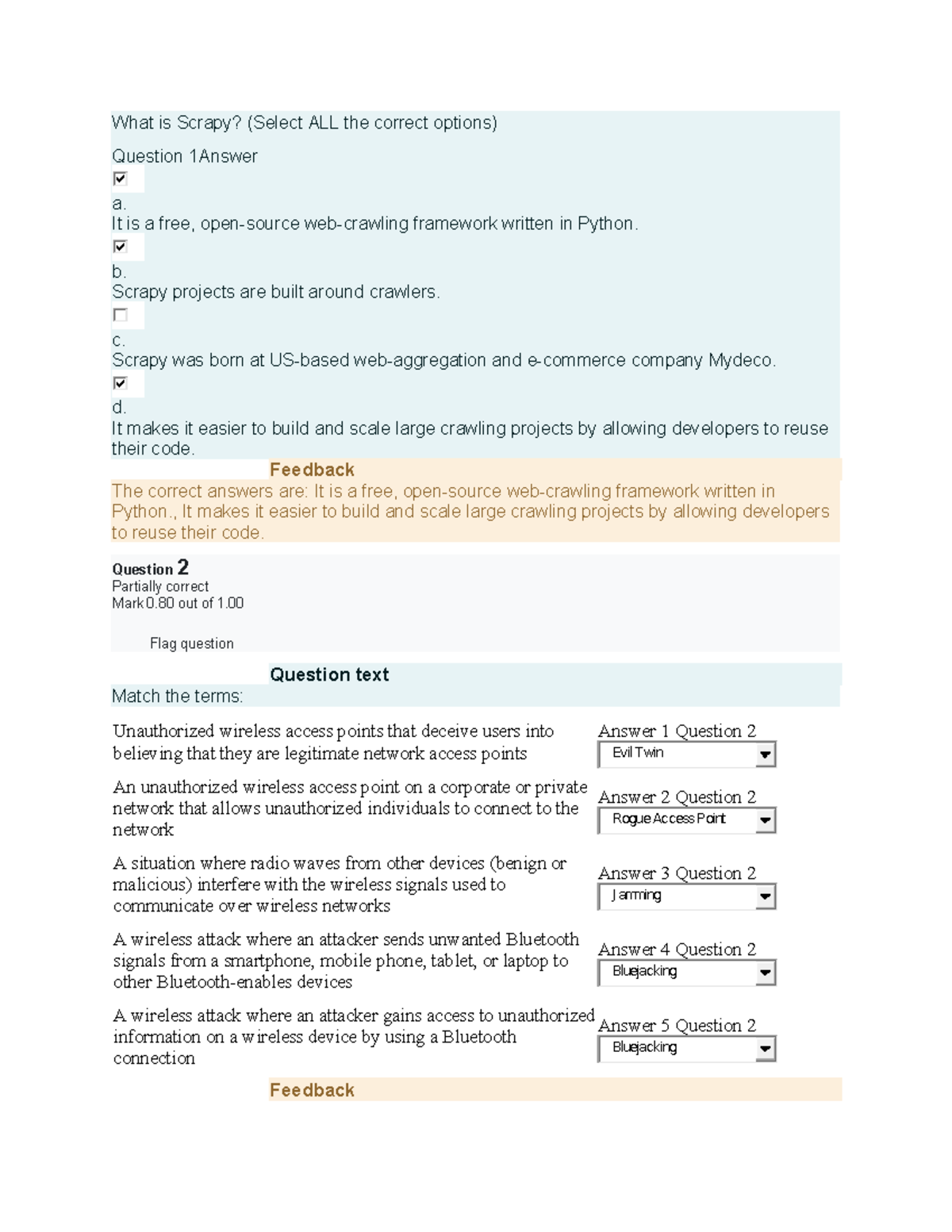 Review Quiz: System and Application Security (Course Code: SEC101 ...
