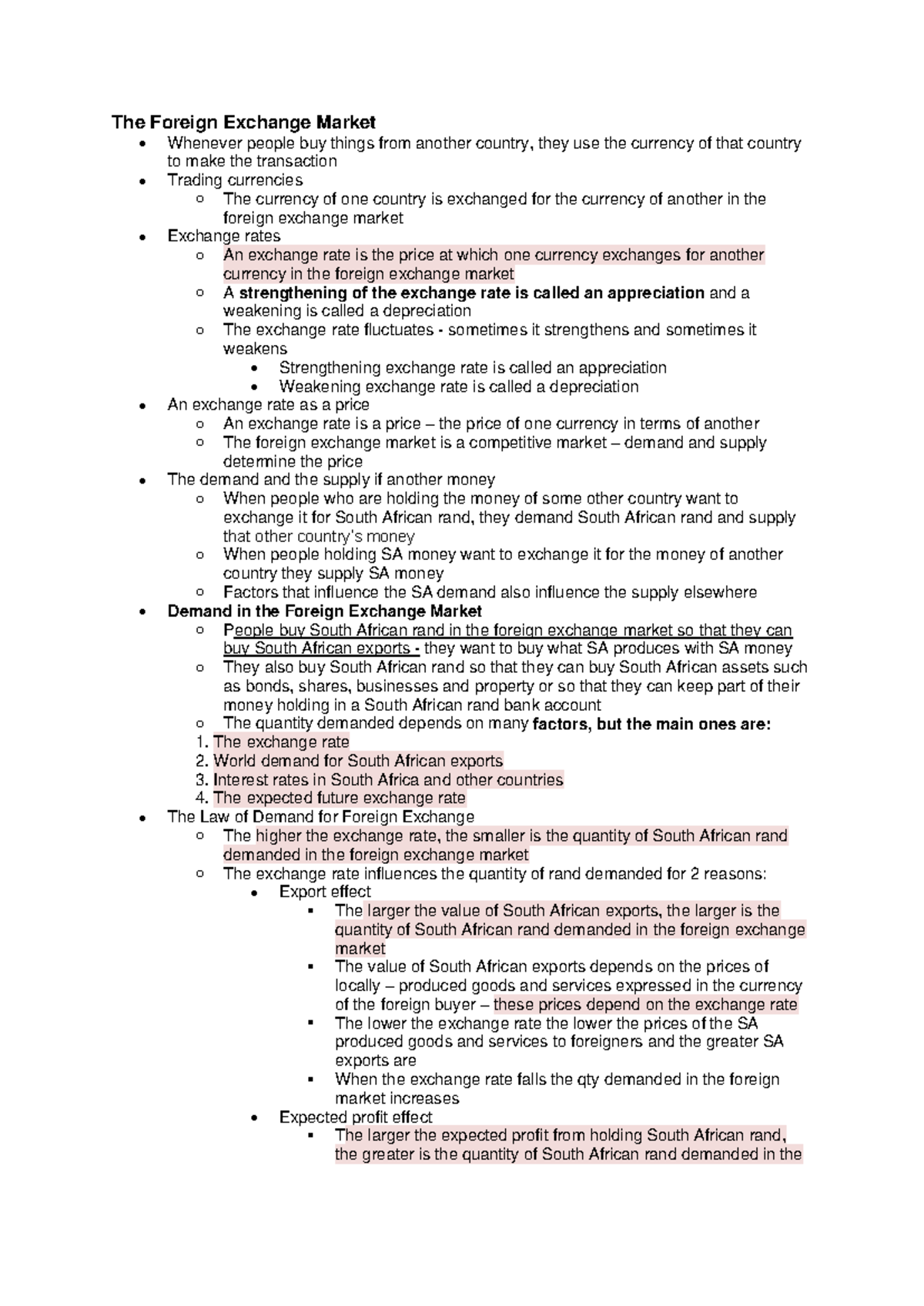 Chapter 27: Understanding the Dynamics of the Foreign Exchange Market ...