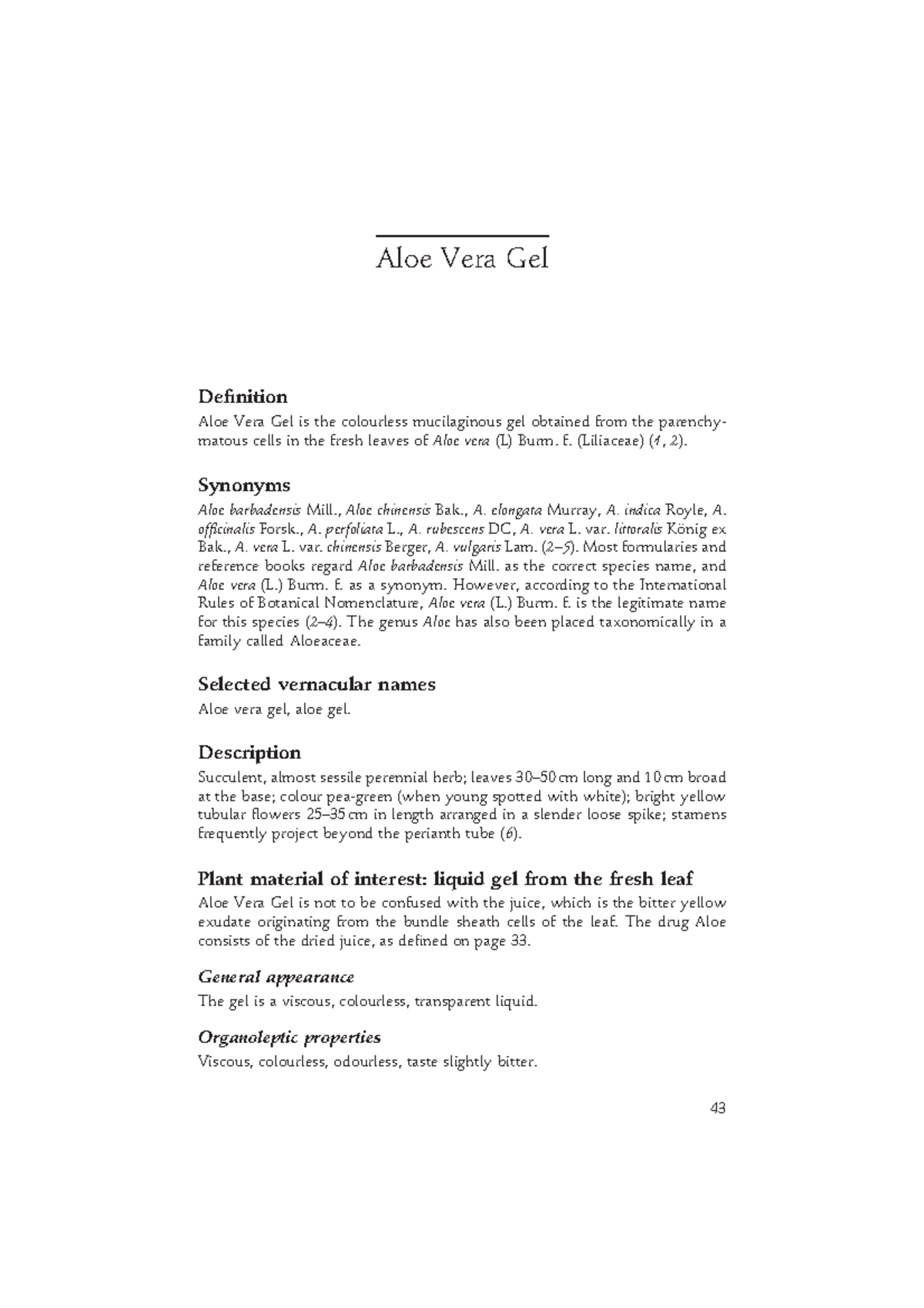 Monografía Aloe vera - Aloe Vera Gel Aloe Vera Gel Definition Aloe Vera ...