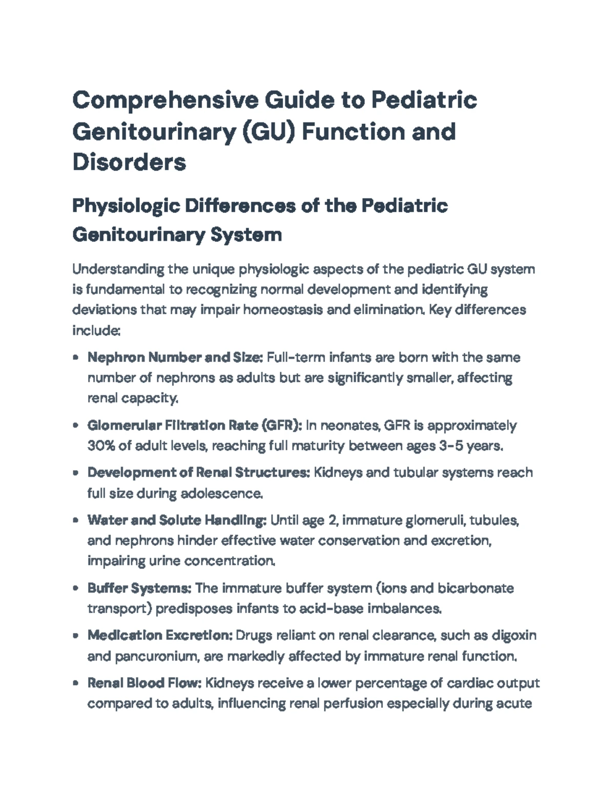 Comprehensive Guide to Pediatric Hematology (PEDS 101): Disorders ...