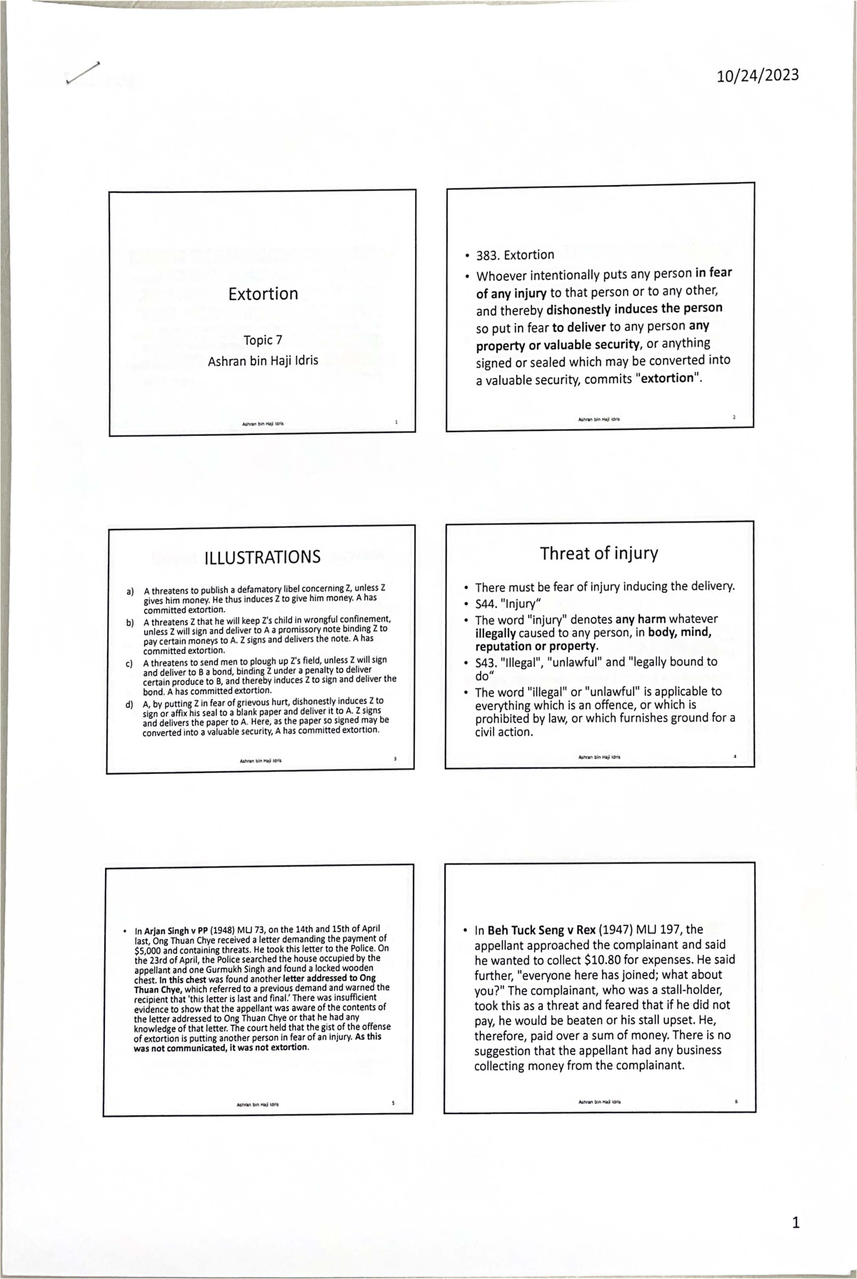 383. Extortion: Understanding the Legal Implications and Case Studies ...