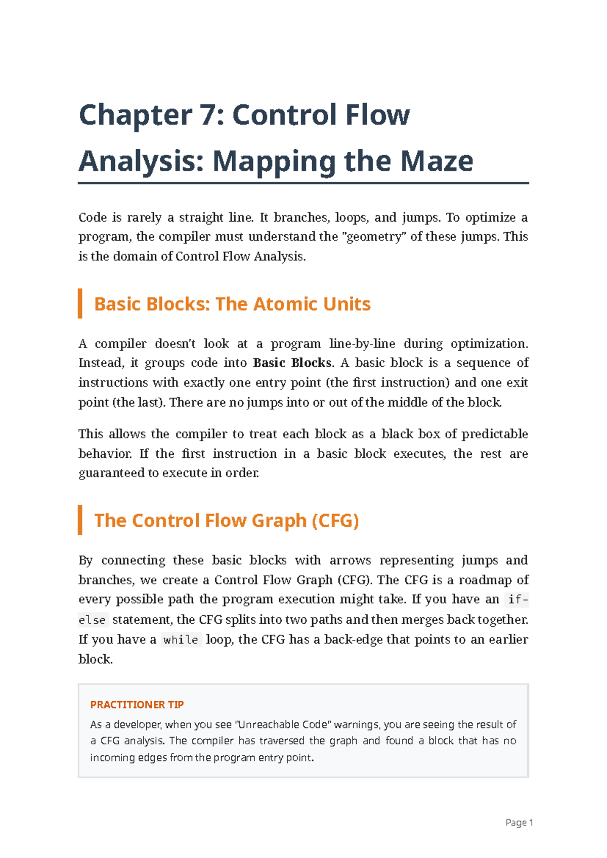 Chapter 07: Control Flow Analysis - Understanding Basic Blocks and CFG ...