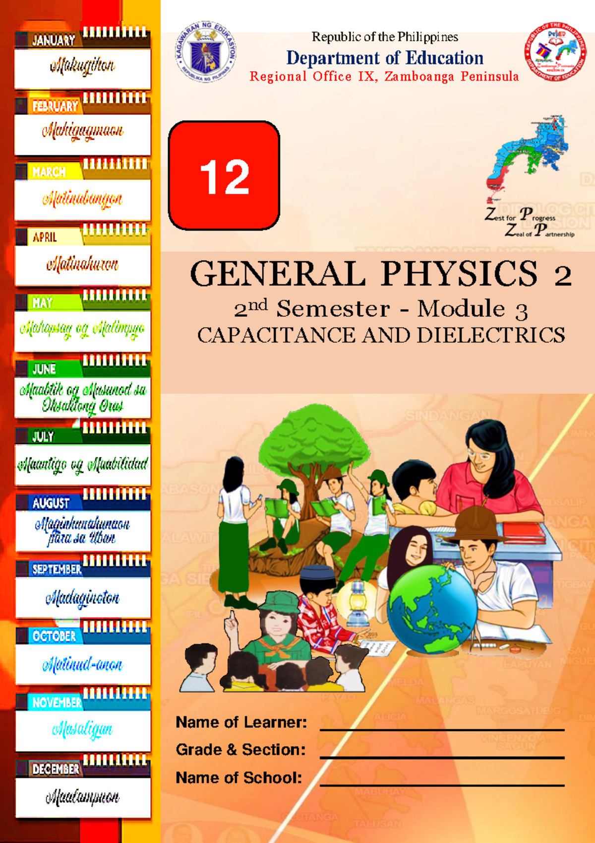 General Physics 2 (Grade 12 - STEM) Module 3: Capacitance & Dielectrics ...