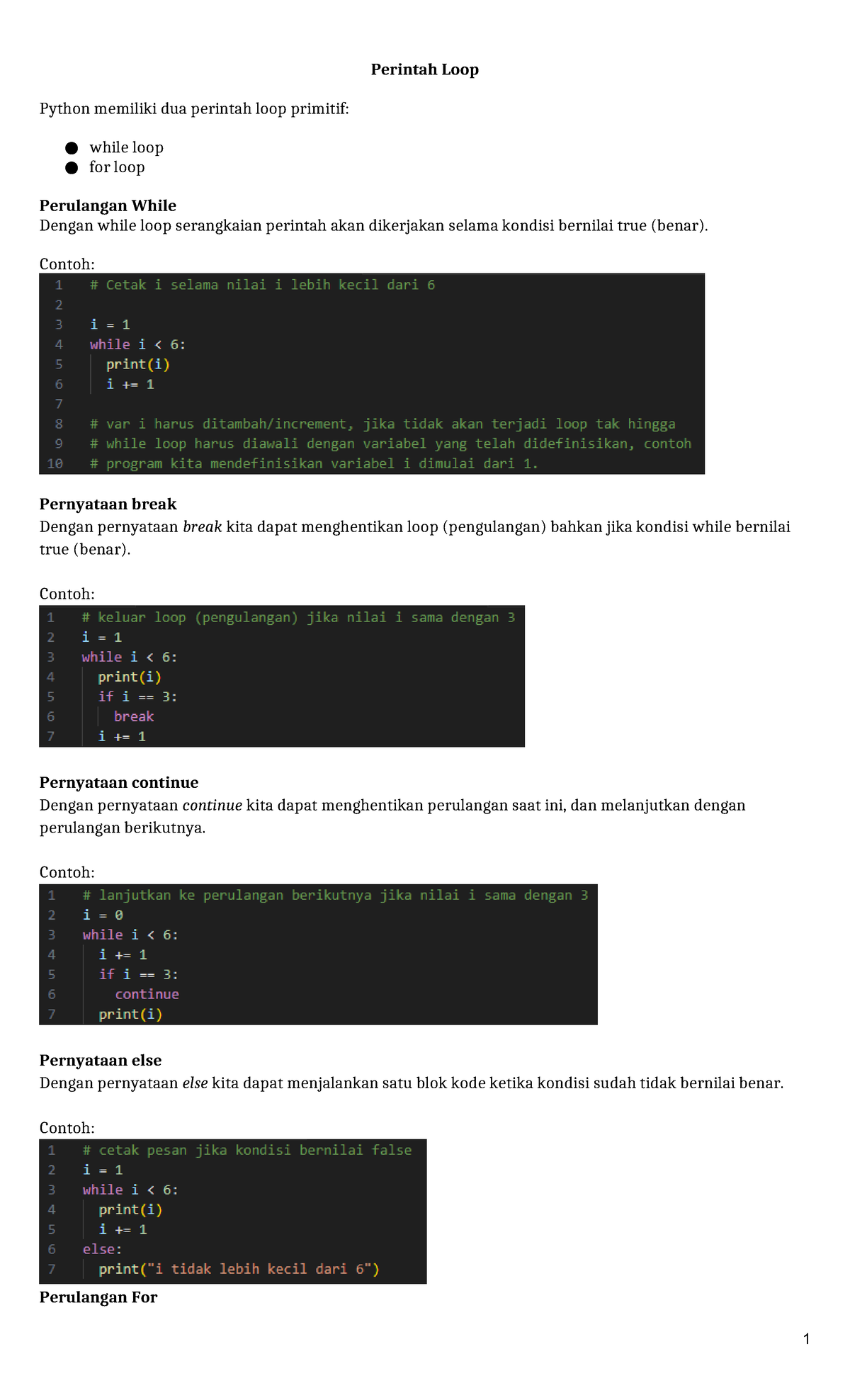 Python Loops: While & For Instruction - Midterm Study Guide - Studocu