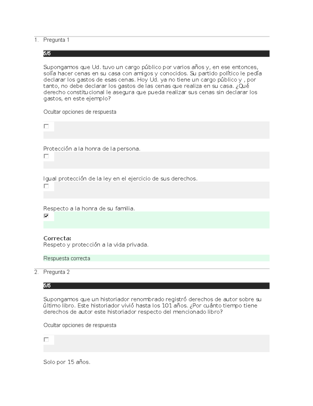 Derecho Constitucional Prueba 2: Análisis y Respuestas Clave - Studocu