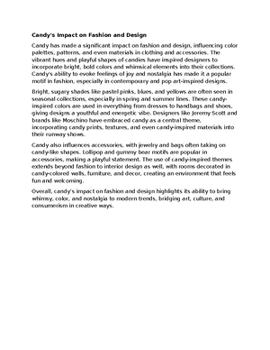 Candy - Artificial intelligence (AI) is a rapidly advancing field that ...