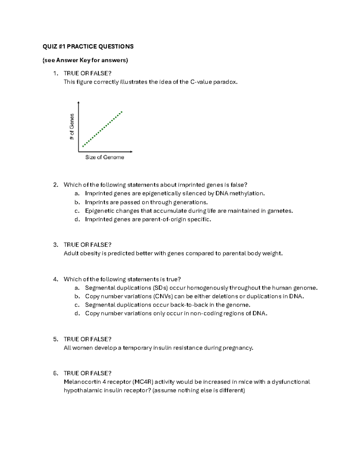 BIO101 QUIZ PRACTICE QUESTIONS & ANSWER KEY - Studocu