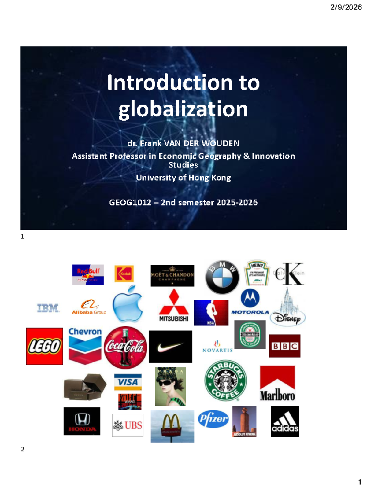 GEOG1012 Week 2 Reading: Understanding Globalization Concepts - Studocu