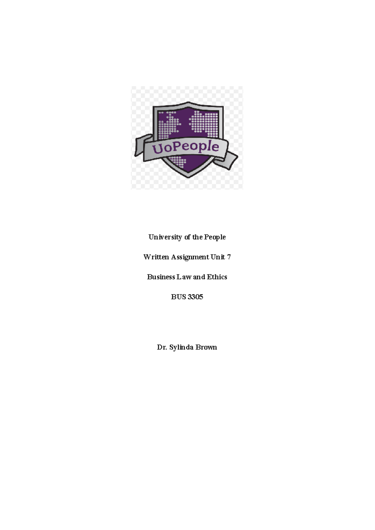 Business Law and Ethics: Corporate Formation Insights in BUS 3305 - Studocu