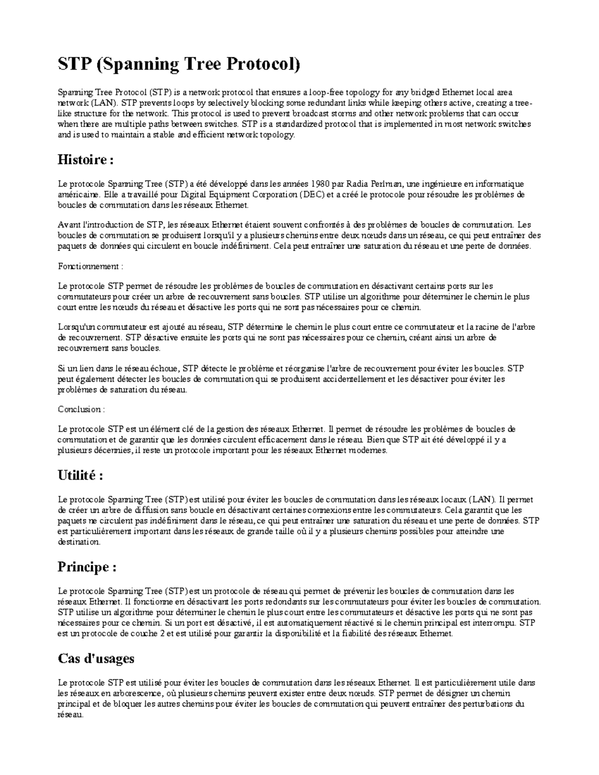 STP (Spanning Tree Protocol) : An Essential Network Management Guide ...