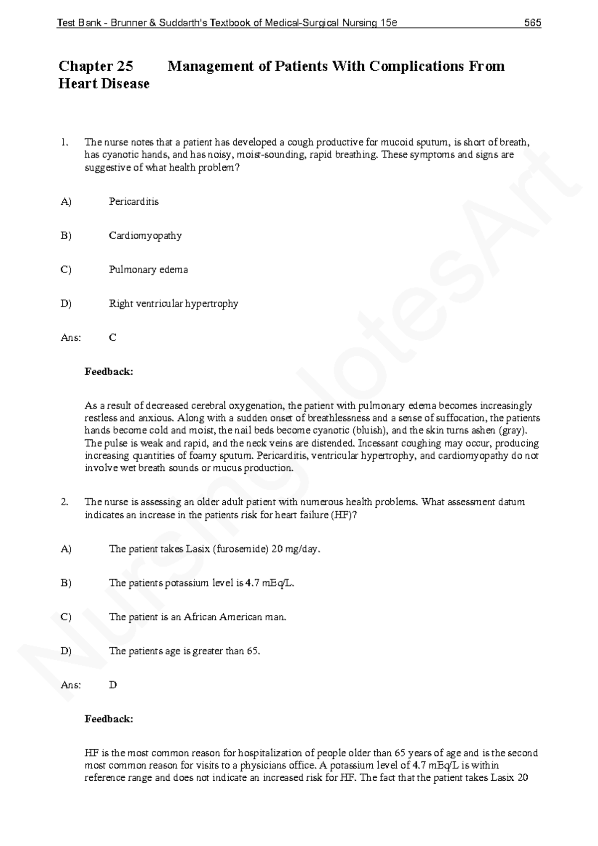 CJE Benchmark Sample Questions on Vitamin B12 and