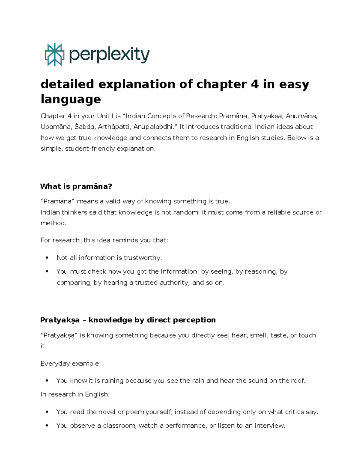 Unit I: Concepts of Research - Chapter 4 Explained Simply - Studocu
