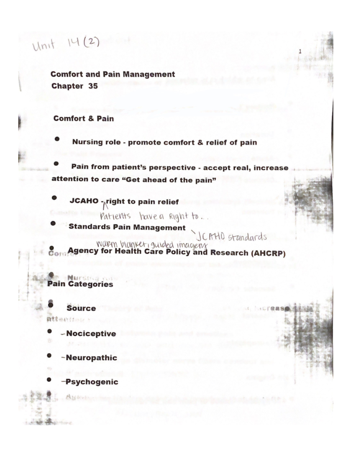 Chapter 35 Comfort and Pain Management: Nursing Strategies and ...
