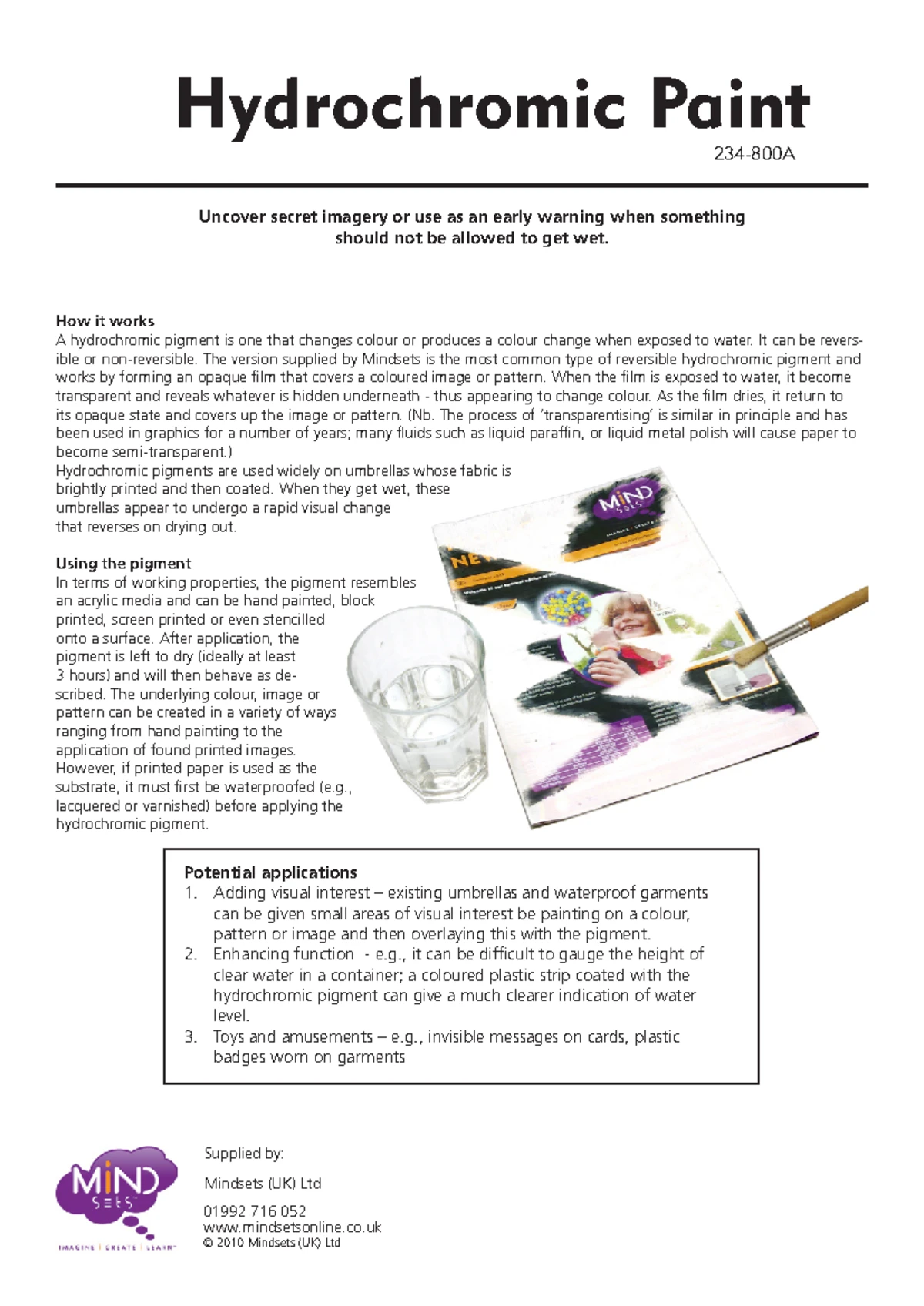 Chameleon Hydrochromic Properties and Applications Analysis - Studocu