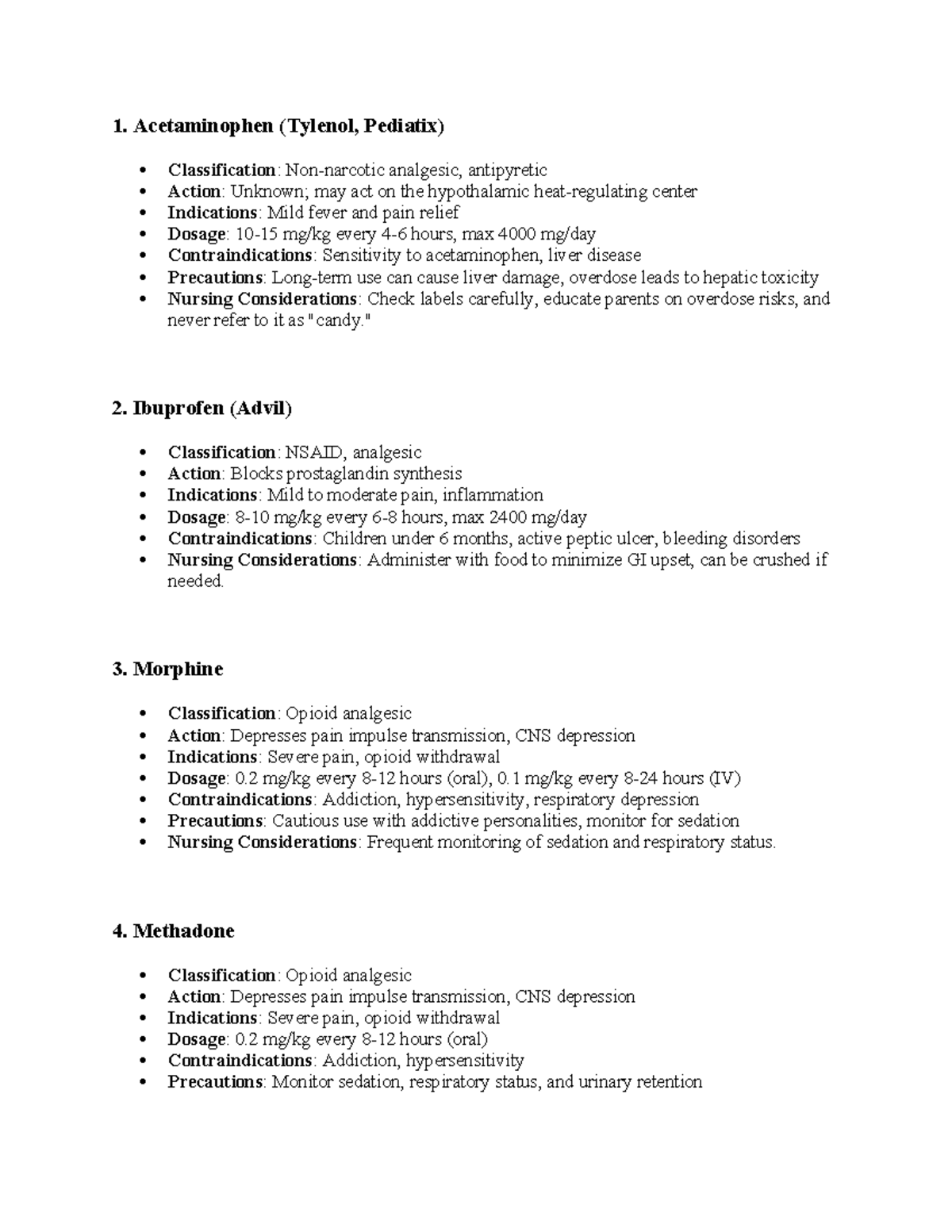 Pediatric Medication Administration & Nursing Considerations - 1 ...