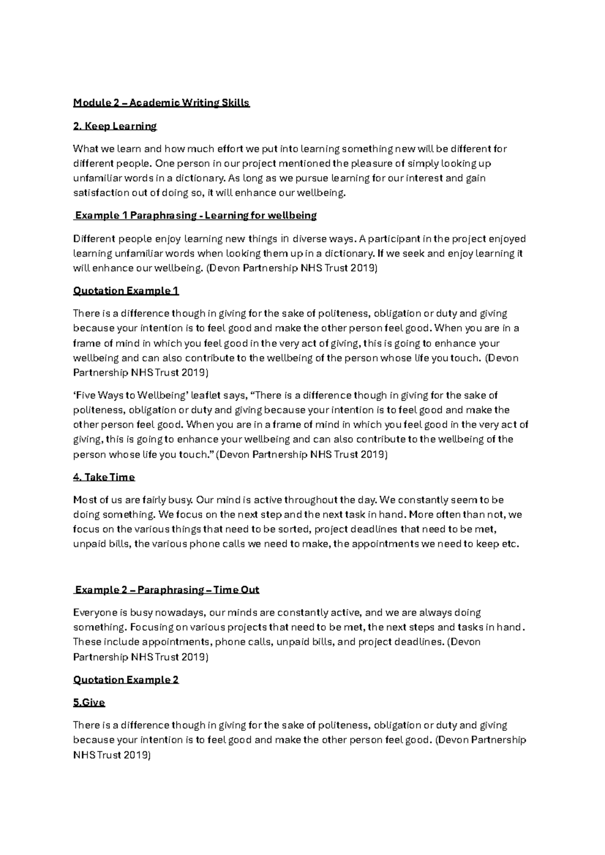 Unit 2 Academic Writing Skills Question 1 Final Draft - Module 2 ...