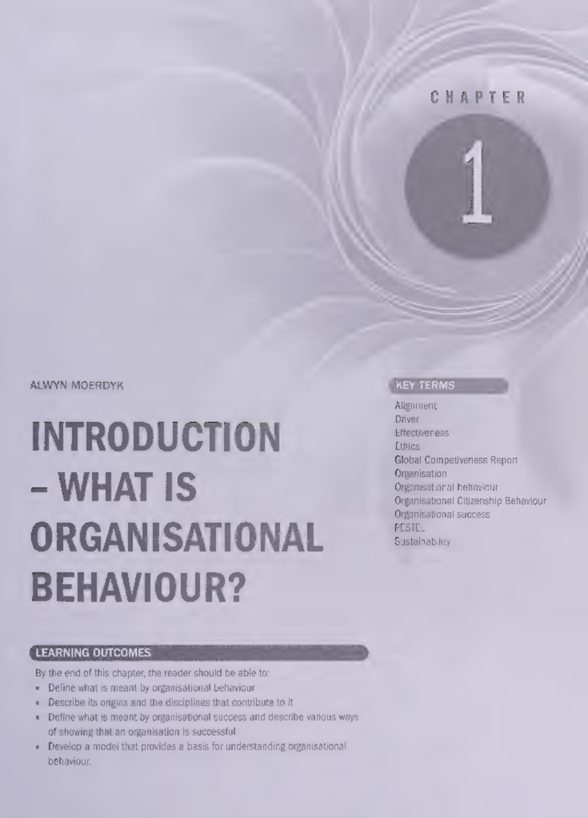 Chapter 1: Introduction to Organisational Behaviour - Studocu