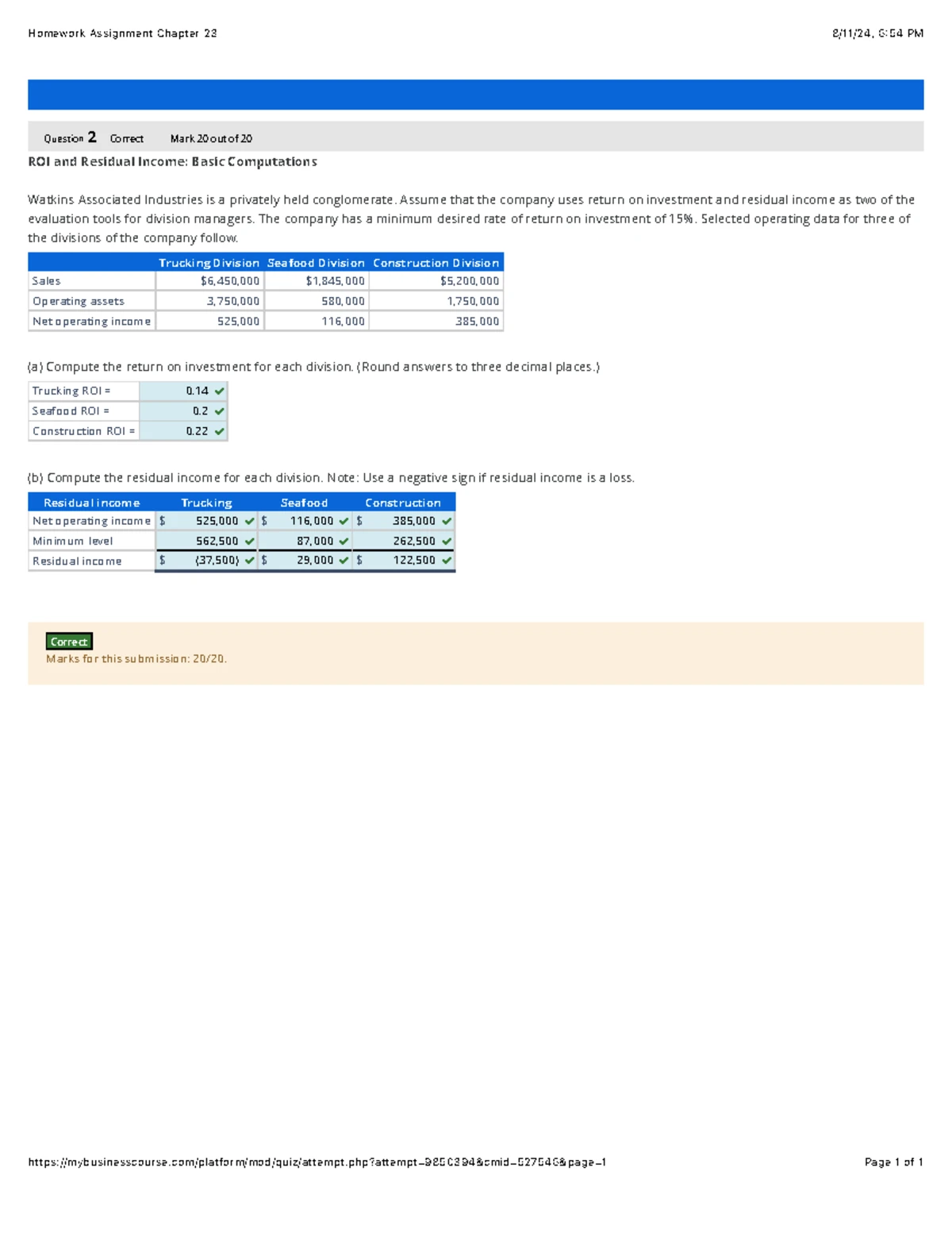 Chapter 23 Homework Assignment: Segment Reporting Analysis - Studocu