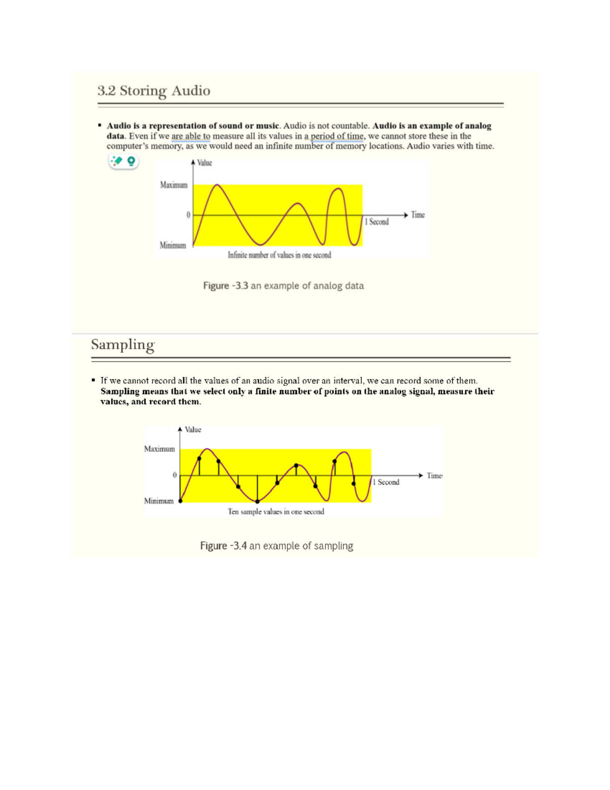 Doc111 - Audio Storage Notes for Slide Exam Preparation - Studocu