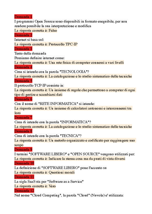 Ingegneria Informatica e dell Automazione BASE 2024 - 95 Piano di studi ...