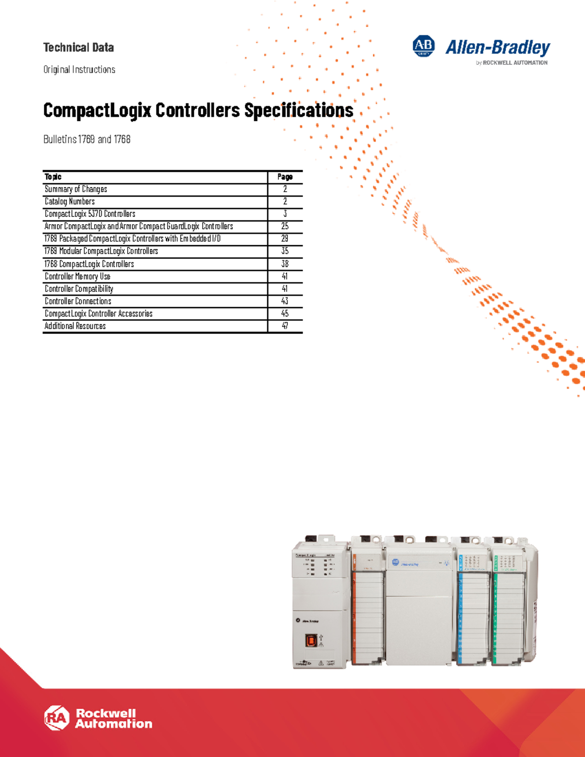PLC Compact Logix L24er - Technical Data Original Instructions ...