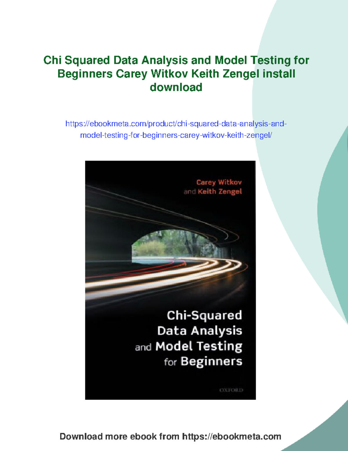 Chi-Squared Data Analysis & Model Testing for Beginners (Course 124227 ...