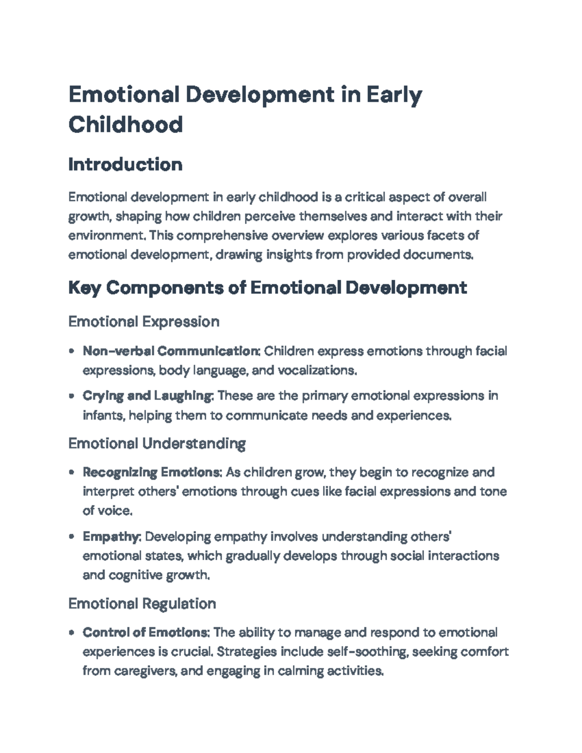 Emotional Development in Early Childhood: Key Insights and Strategies ...