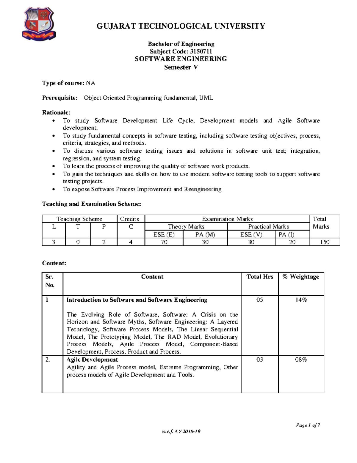 Software Engineering Study Guide - BE 3150711 - Studocu