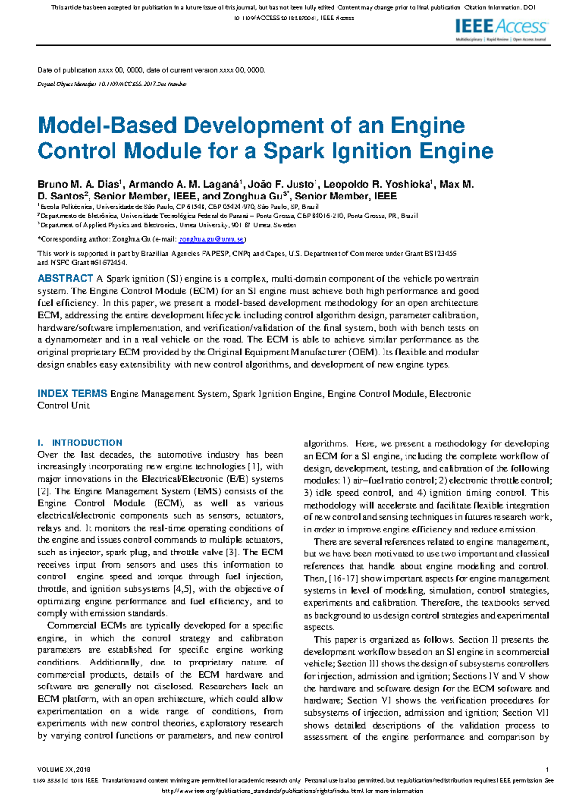 Development of an Engine Control Module for SI Engines (ENG 101) - Studocu