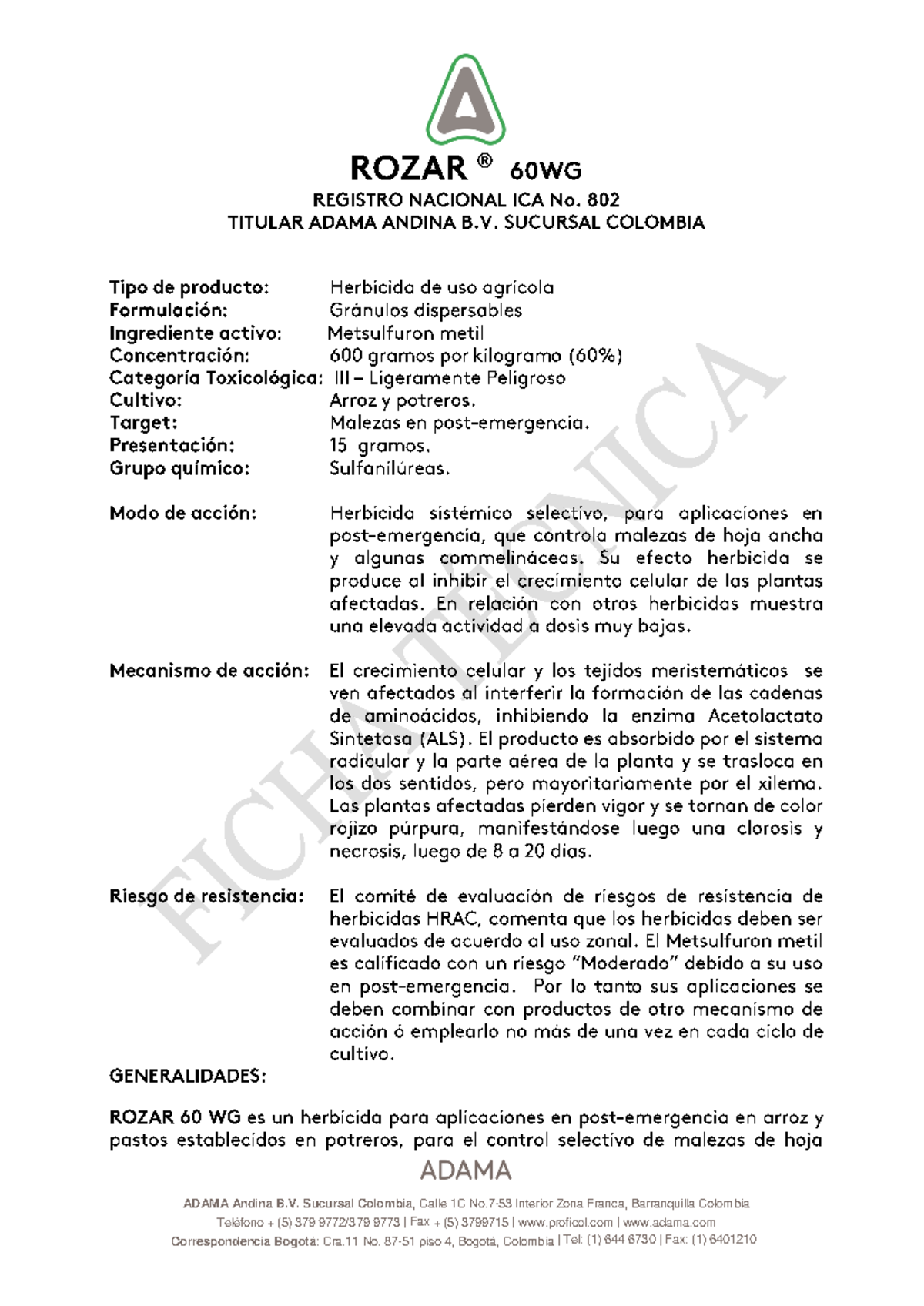FT Rozar 60WG tcm104-53920 - Construccion de Sistemas de Informacion ...