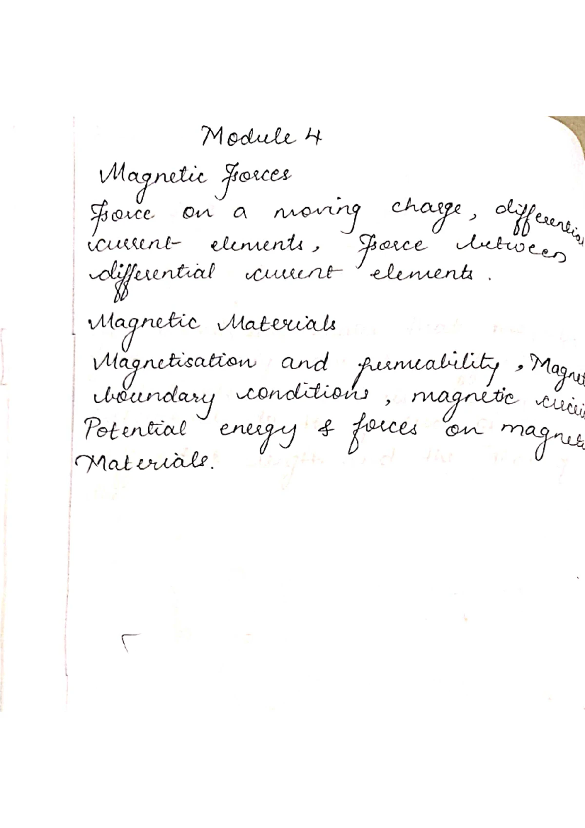 Electromagnetics Module Notes - Electric Field Intensity and More - Studocu