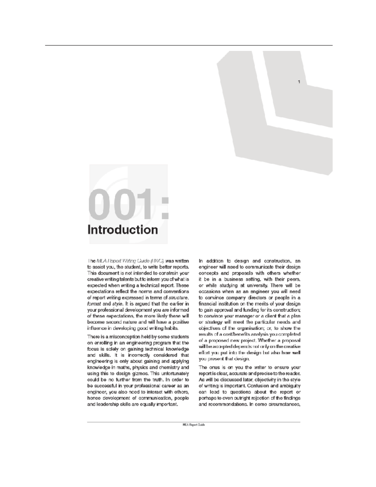 MEA Writing Guide: Engineering Report Style and Best Practices - Studocu
