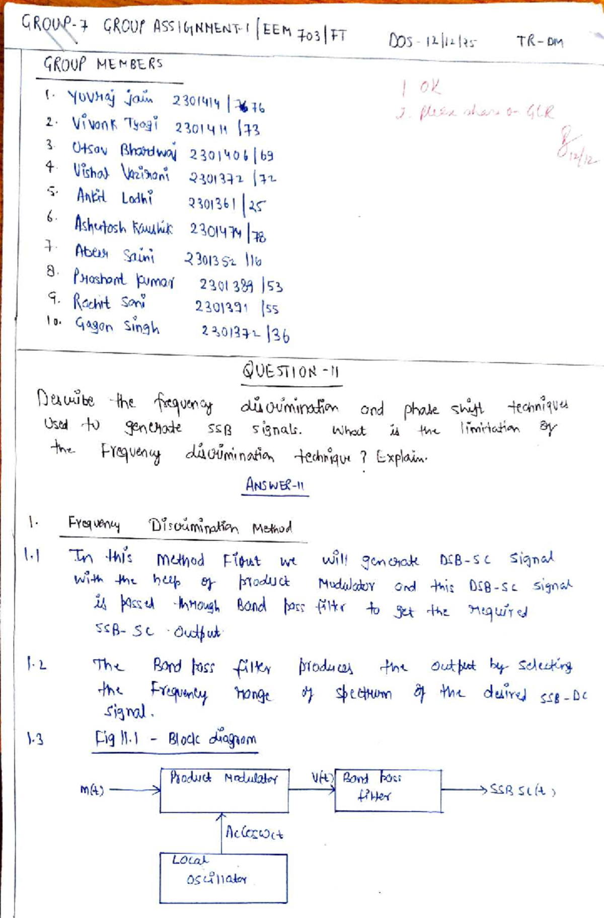 Group Assignment 1: Signal Processing Techniques and Methods - Studocu