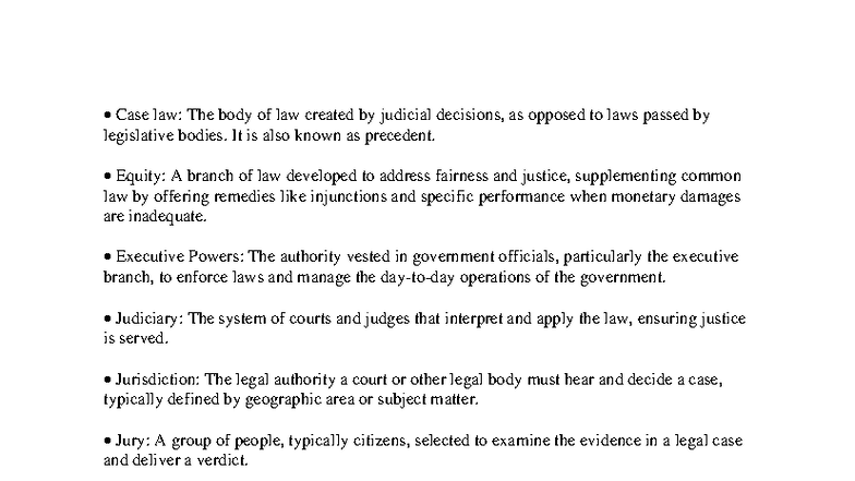 Law Glossary: Key Terms and Concepts in Legal Studies - …