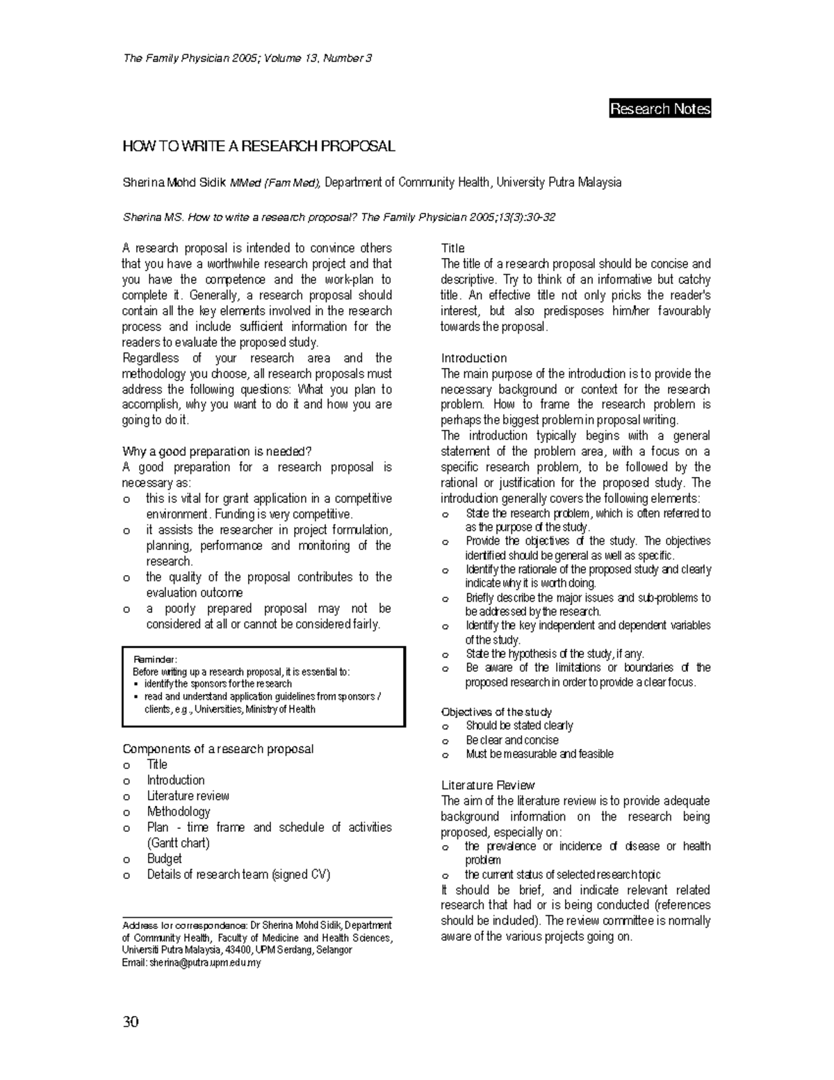 How to Write a Research Proposal: A Guide for MMed Students - Studocu