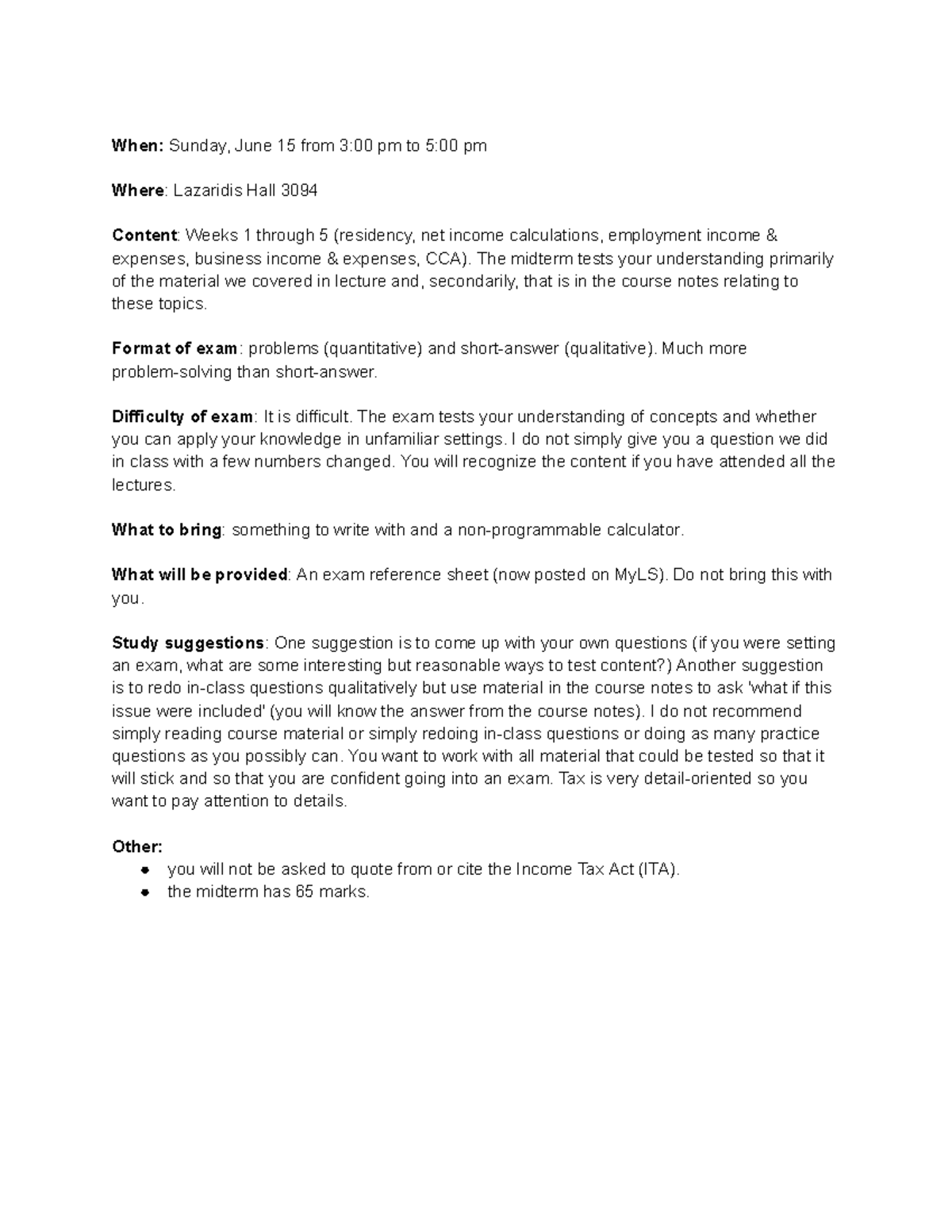 BU357 Midterm Exam Outline: Weeks 1-5 Key Concepts & Study Tips - Studocu