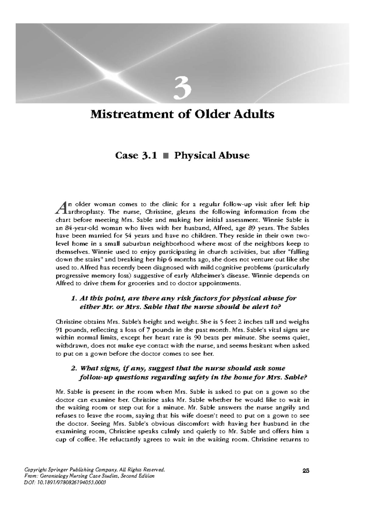 Chapter 3: Elder Abuse and Mistreatment in Older Adults - Case Studies ...