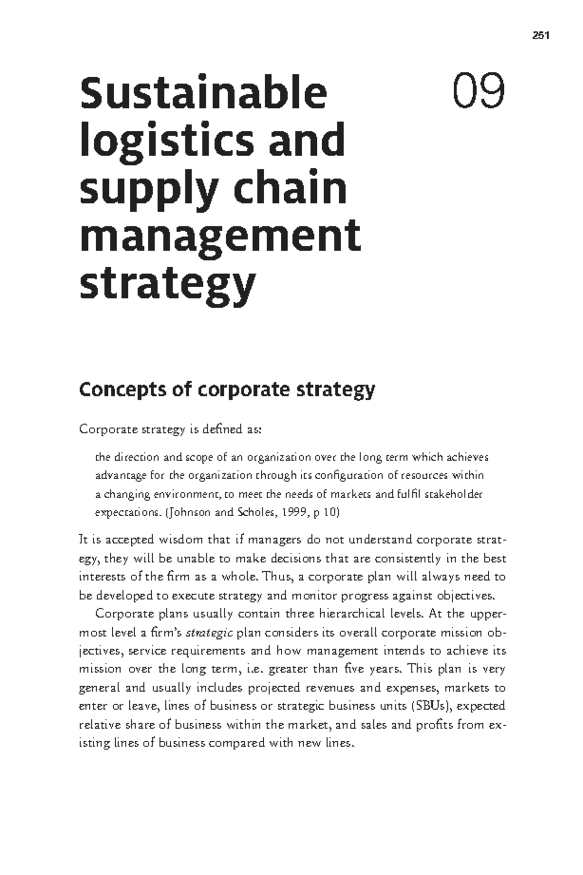 251 Sustainable Logistics and Supply Chain Management Strategy ...