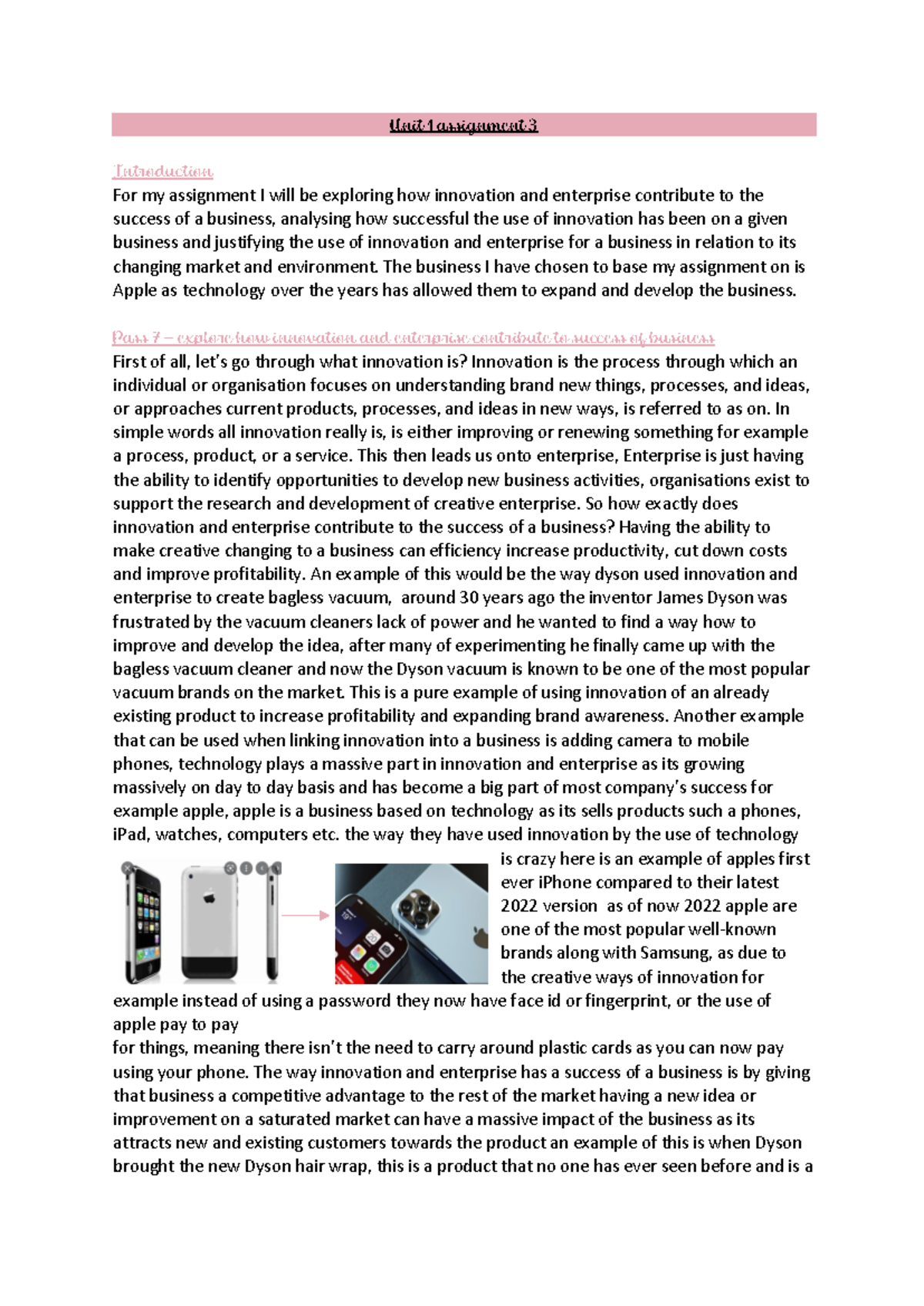 IMB301 - Innovation & Enterprise: Analysis of Apple's Business Success ...