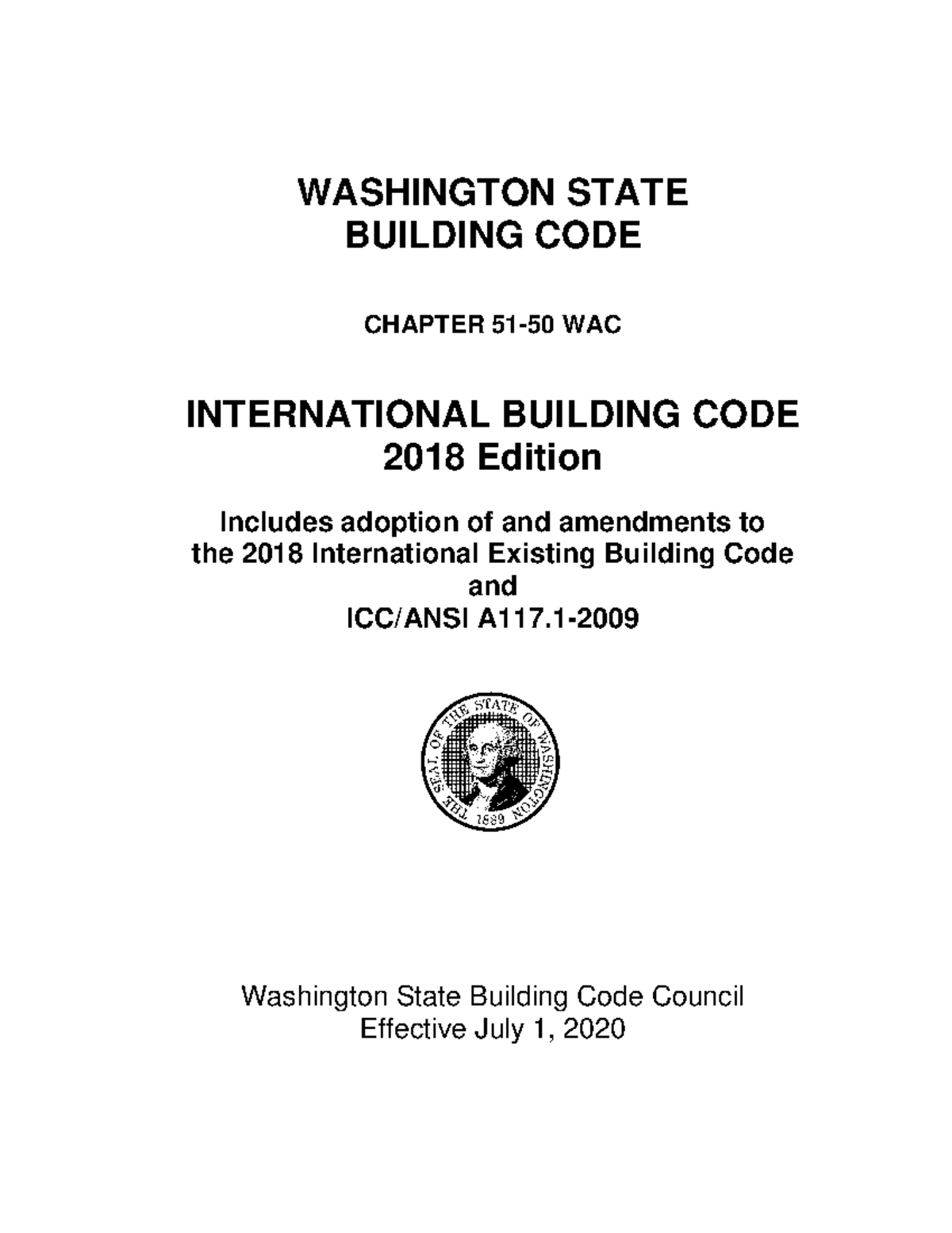 2018 IBC Insert Pages: Washington State Building Code Amendments - Studocu