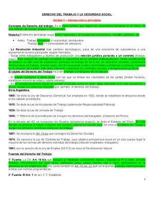 Resumen de la Unidad 1: Conceptos y Principios del Derecho del Trabajo ...