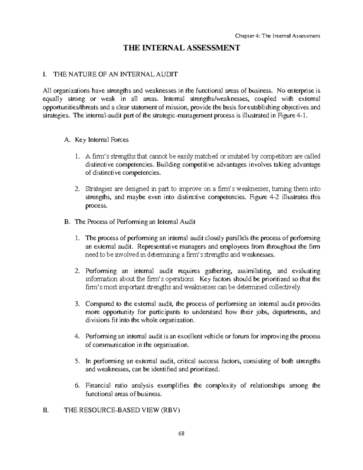 Chapter 4: The Internal Assessment - Key Insights and Processes - Studocu