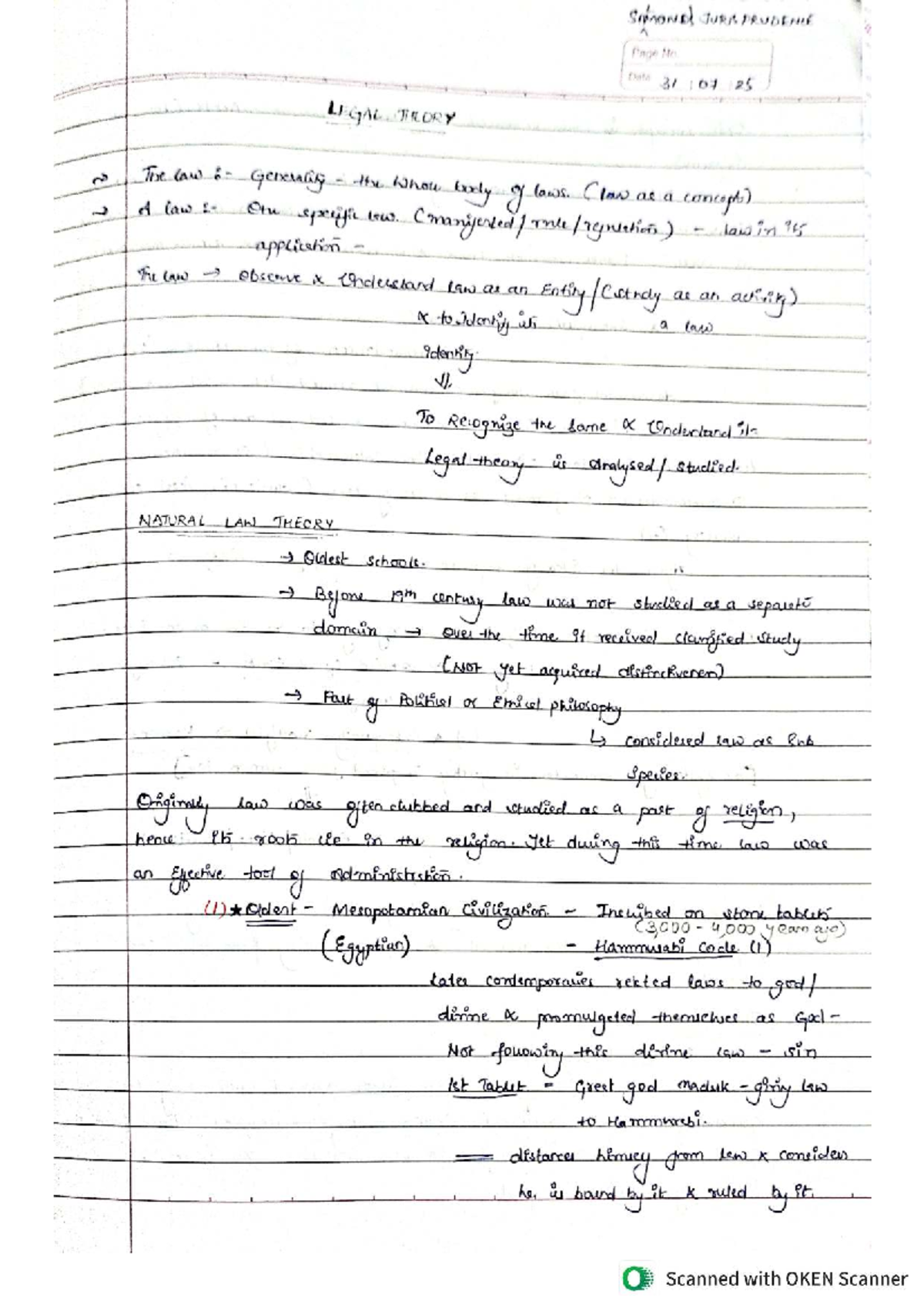 JURISPRUDENCE 2: Comprehensive Notes on Legal Theory and Natural Law ...
