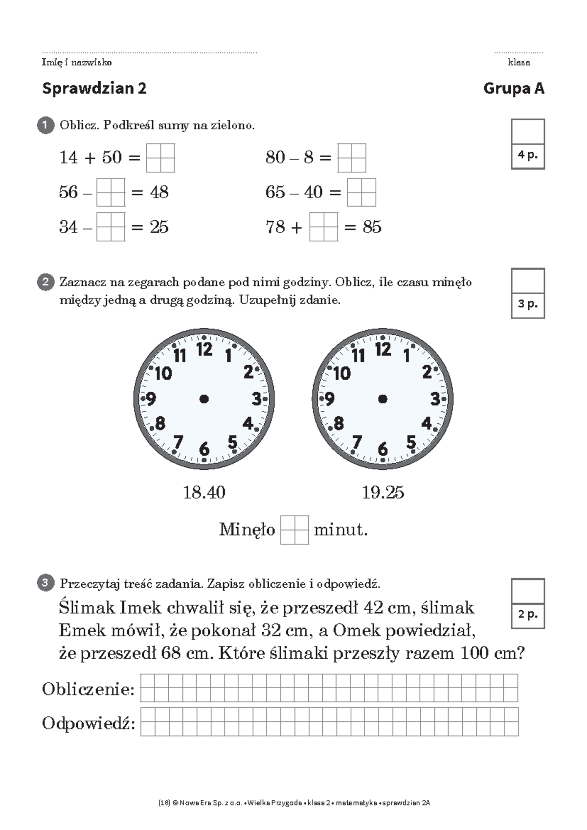 Matematyka 2 Klasa Gimnazjum Sprawdzian Pierwiastki